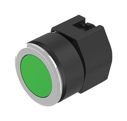 Eao 704.012.518 Pushbutton Actuator, Round, Green, 35Mm