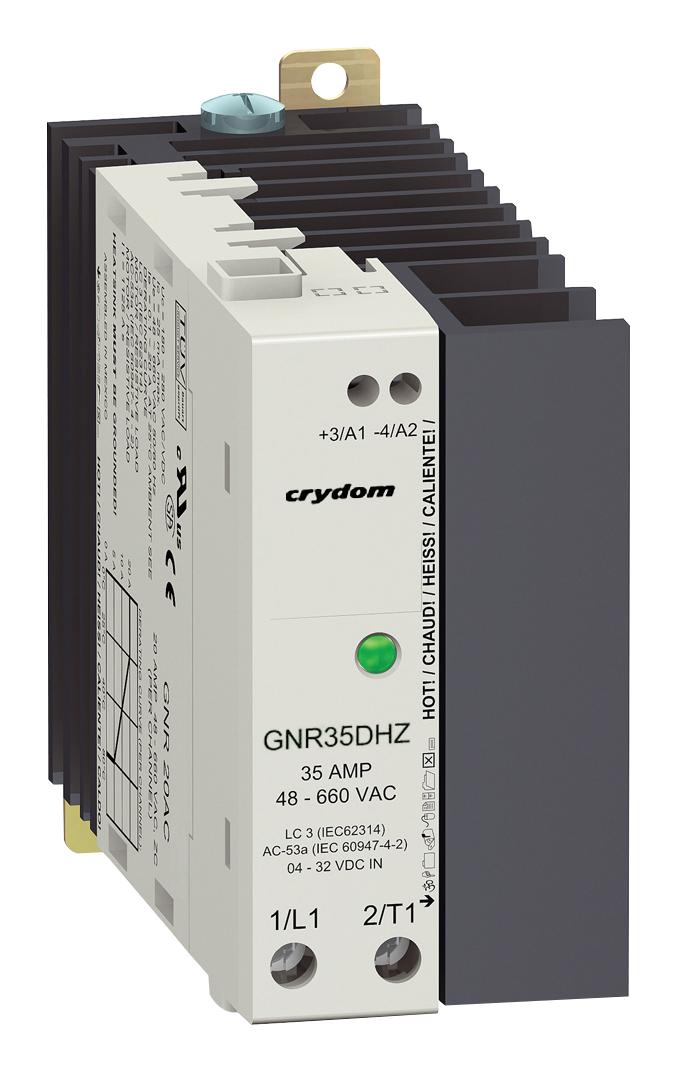 Sensata/crydom Gnr45Dhz Solid State Relay, 45A, 4-32V, Din Rail