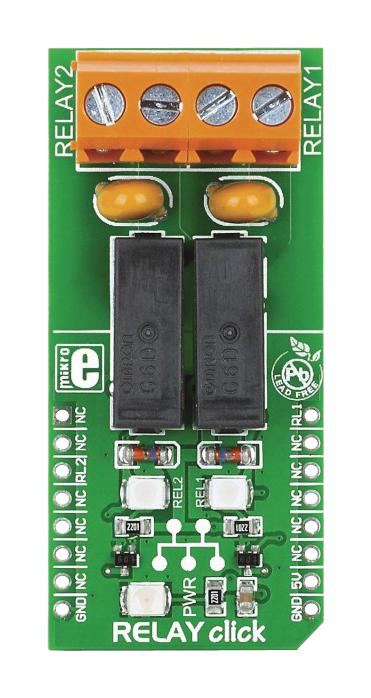 Mikroelektronika Mikroe-1370 Relay Click, Easyboard Dev Platform