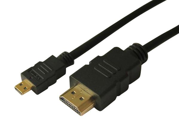 Multicomp Pro Ps000037 Audio Cable, Hdmi A-D Plug, 1.5M, Black