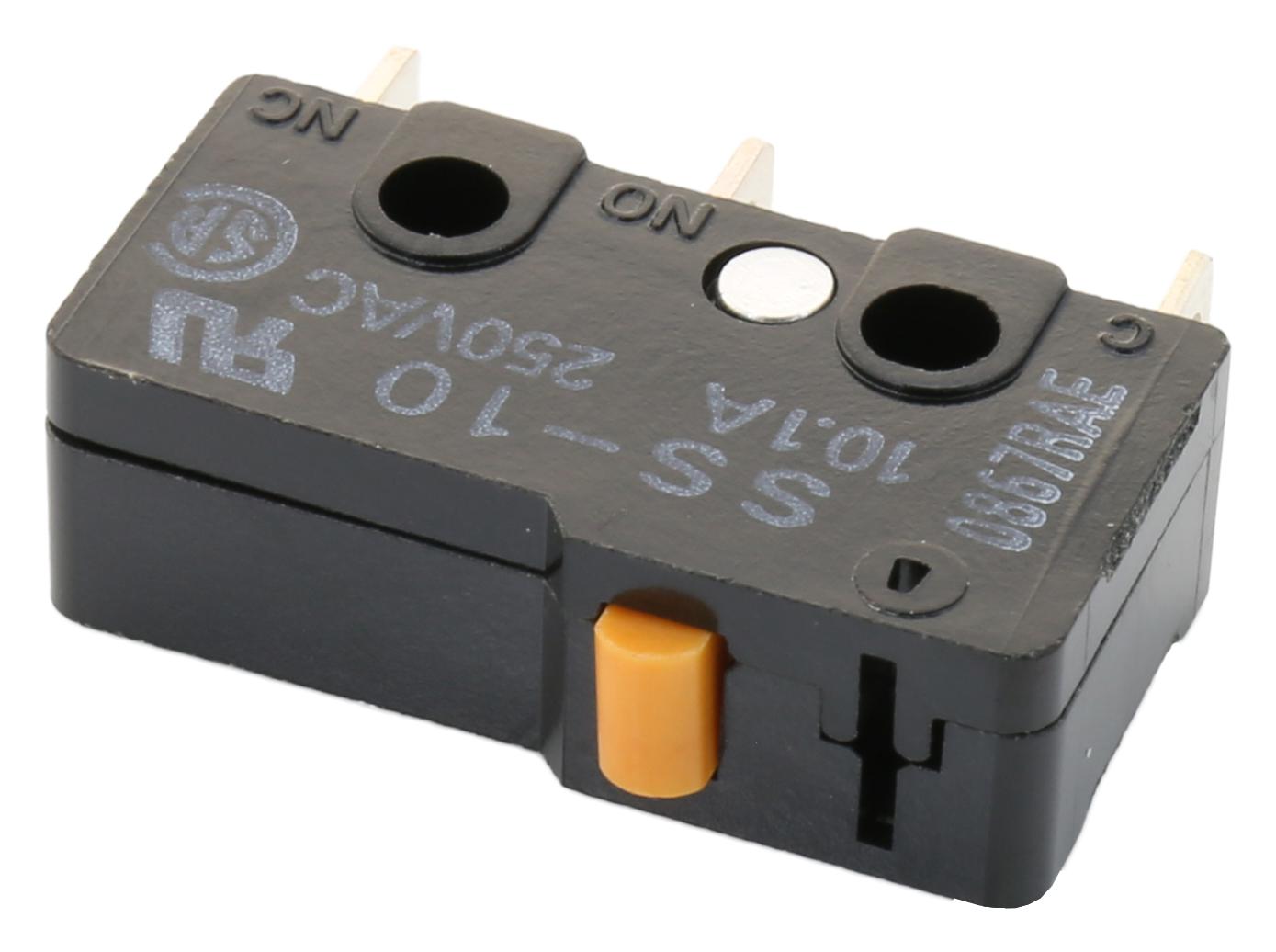 Omron Electronic Components Ss-10T By Omi Microswitch, Spdt, 10.1A, 250Vac, 150Gf