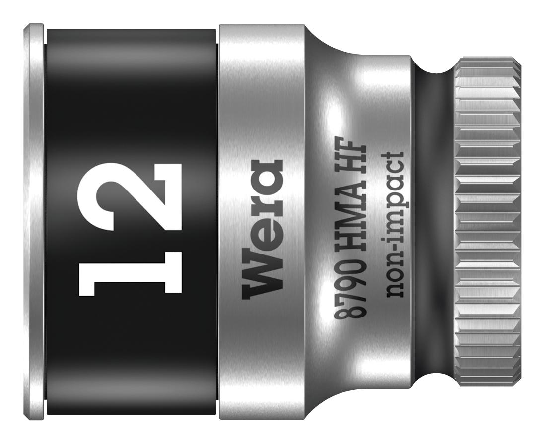 Wera 8790 12.0 Hex Socket, Af 12Mm, 6.35Mm Drive