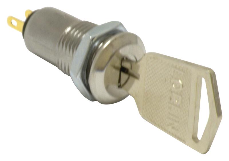 Lorlin Skl-12-B-S-2 Key Lock Switch, Spst, 0.5A, 24V, Solder