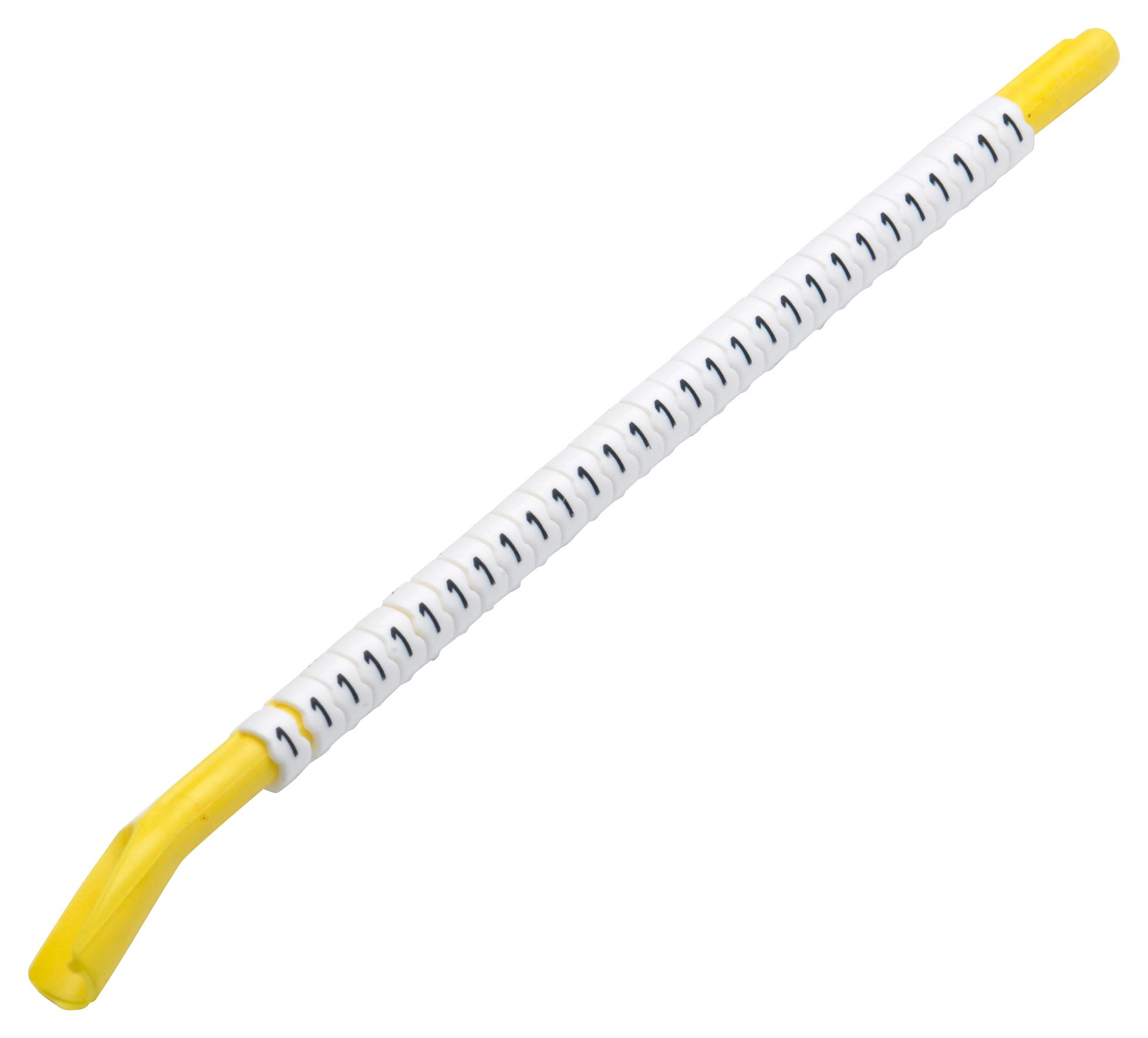 Raychem - Te Connectivity Std01W-0 Cable Marker, Pom, 1.4Mm Dia, White