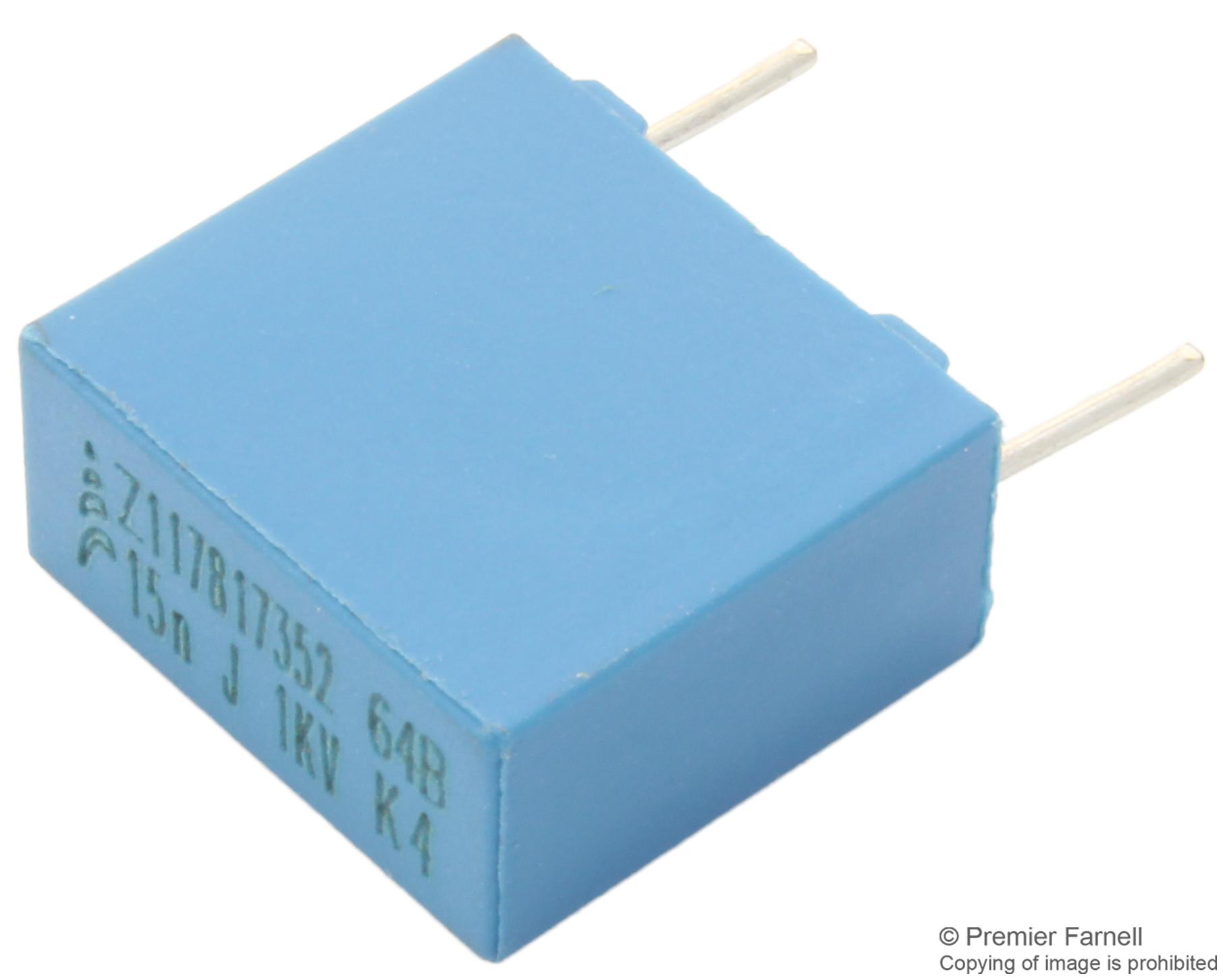 Epcos B32641B0103J000 Capacitor, 0.01Uf, 500Vac, 1Kvdc