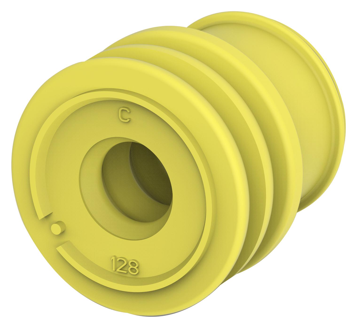 Amp - Te Connectivity 963245-1 Wire Seal, Silicone, Yellow