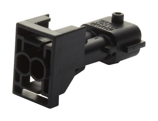 Amp - Te Connectivity 1-962344-1 Plug Housing, 2Pos, Gf Pbt, Black