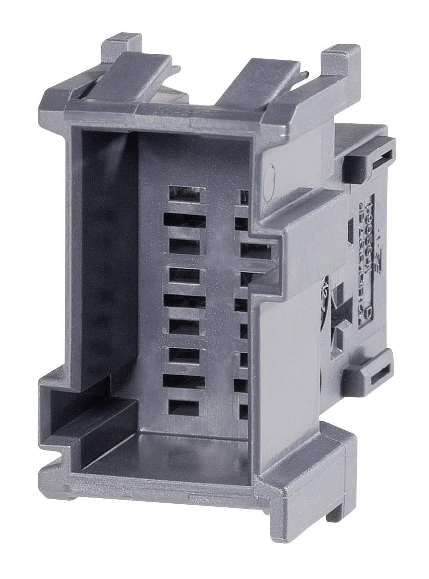 Amp - Te Connectivity 1-965641-3 Plug Housing, 6Pos, Gf Nylon, Grey