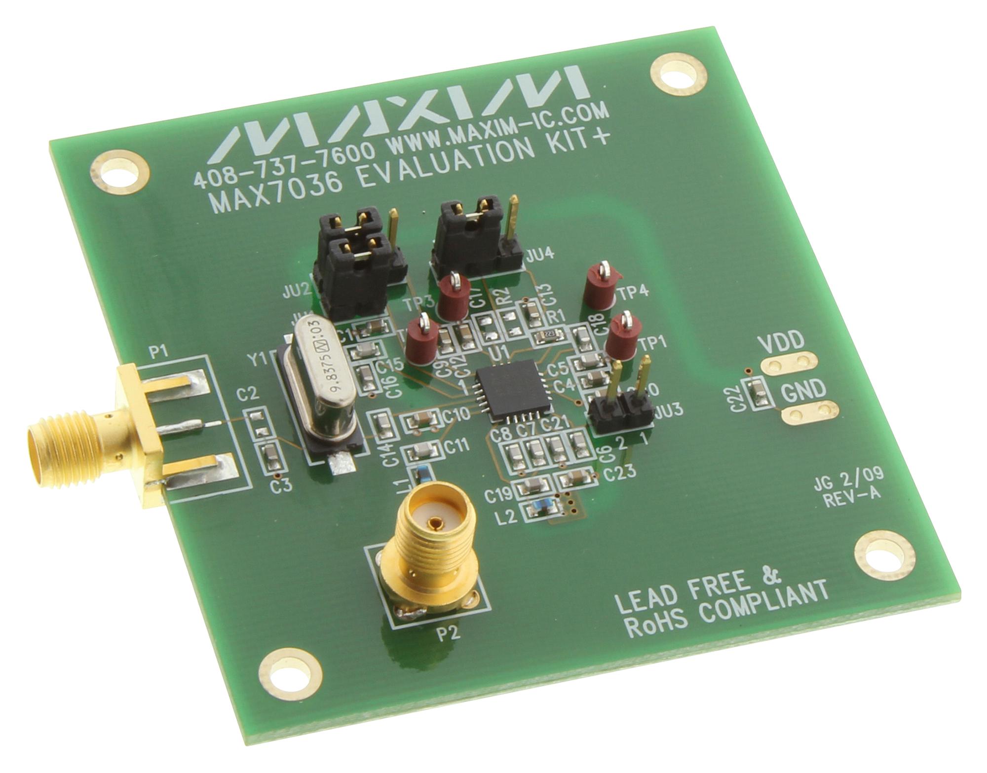 Analog Devices Max7036Evkit-315+ Eval Board, 315Mhz Ask Receiver