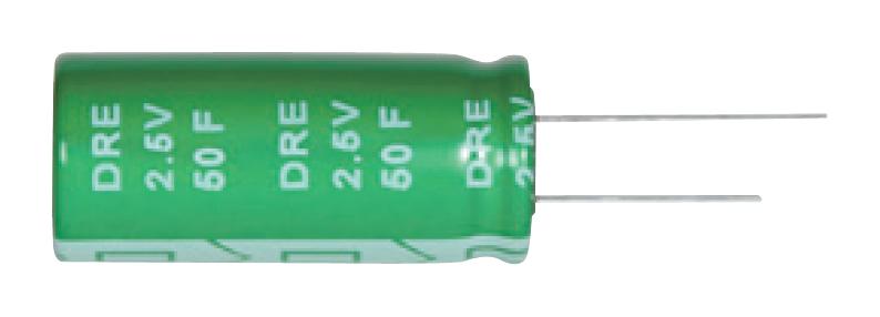 Samxon Dre107S0El60Rrdap Cap, 100F, 2.5V, Double Layer, Radial