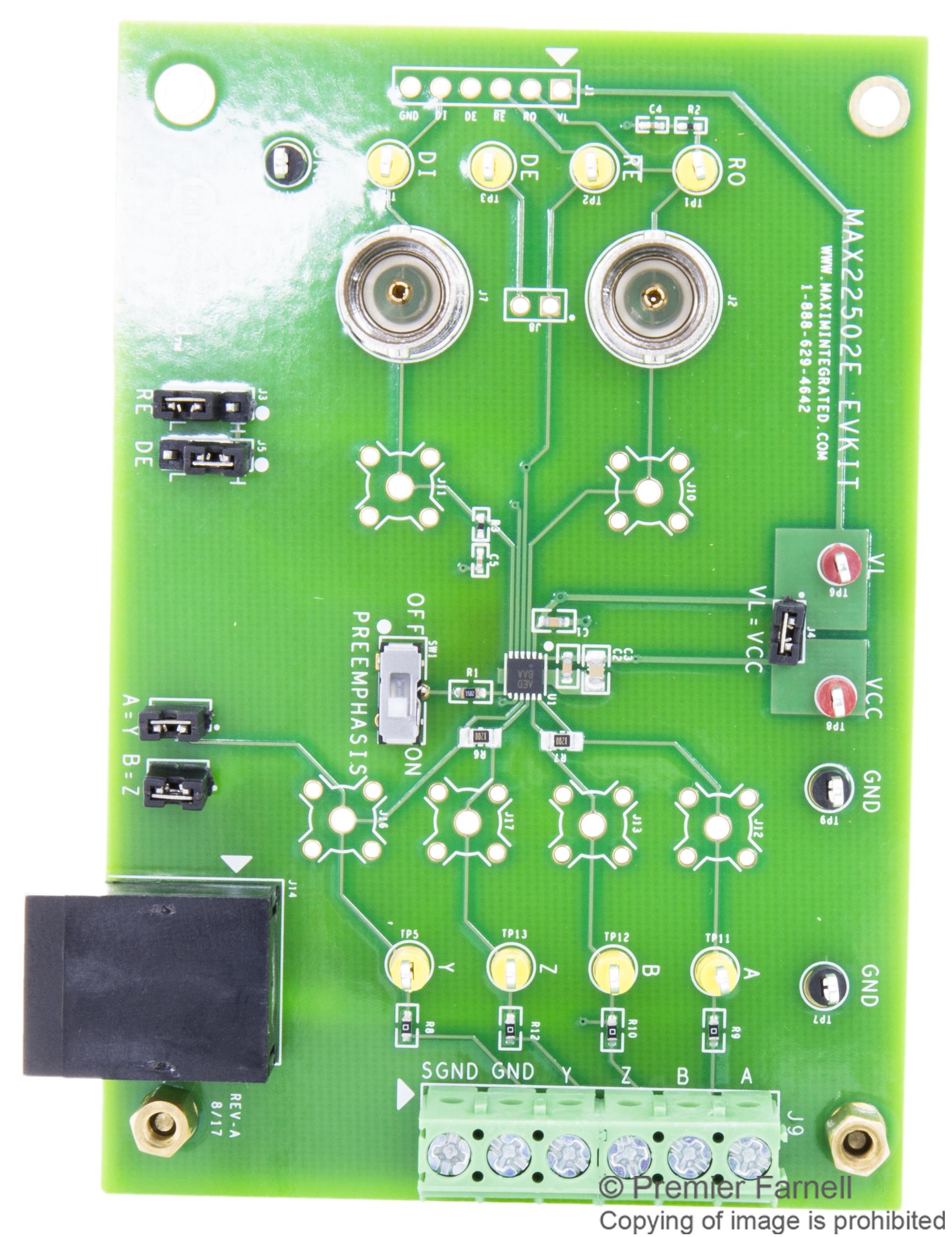 Analog Devices Max22502Eevkit# Eval Kit, Rs485 / Rs422 Transceiver