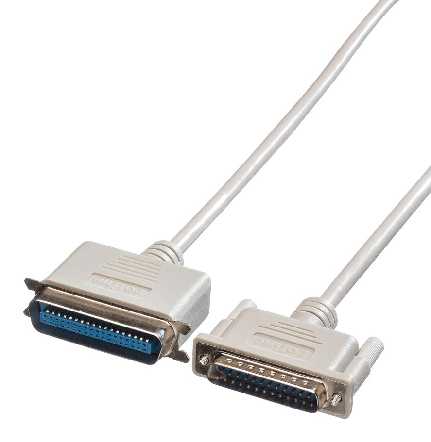 Roline 11.01.1090 Computer Cord, D-Sub 25P/cn 36P Plug, 9M