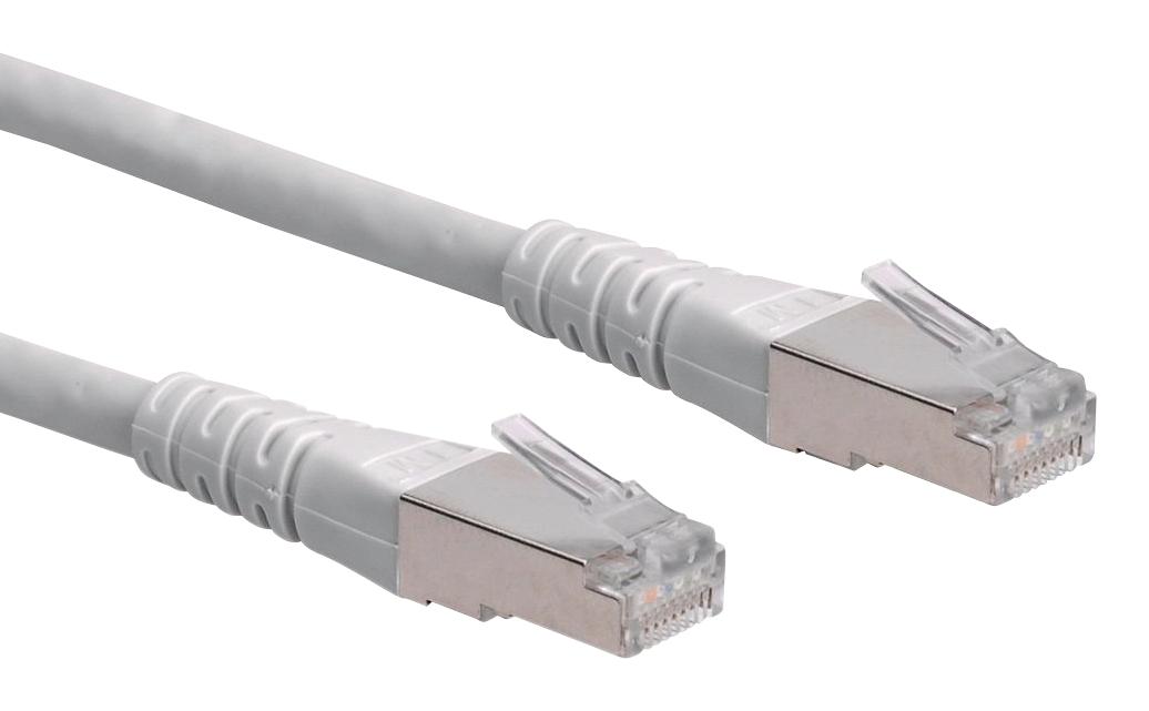 Roline 21.15.0832 Patch Cord, Rj45 Plug, Cat6, 2M, Grey