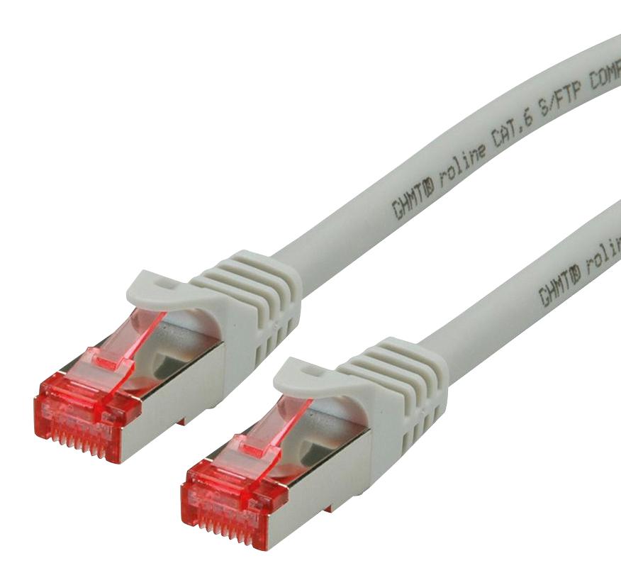 Roline 21.15.2603 Patch Cord, Rj45 Plug, Cat6, 3M, Grey