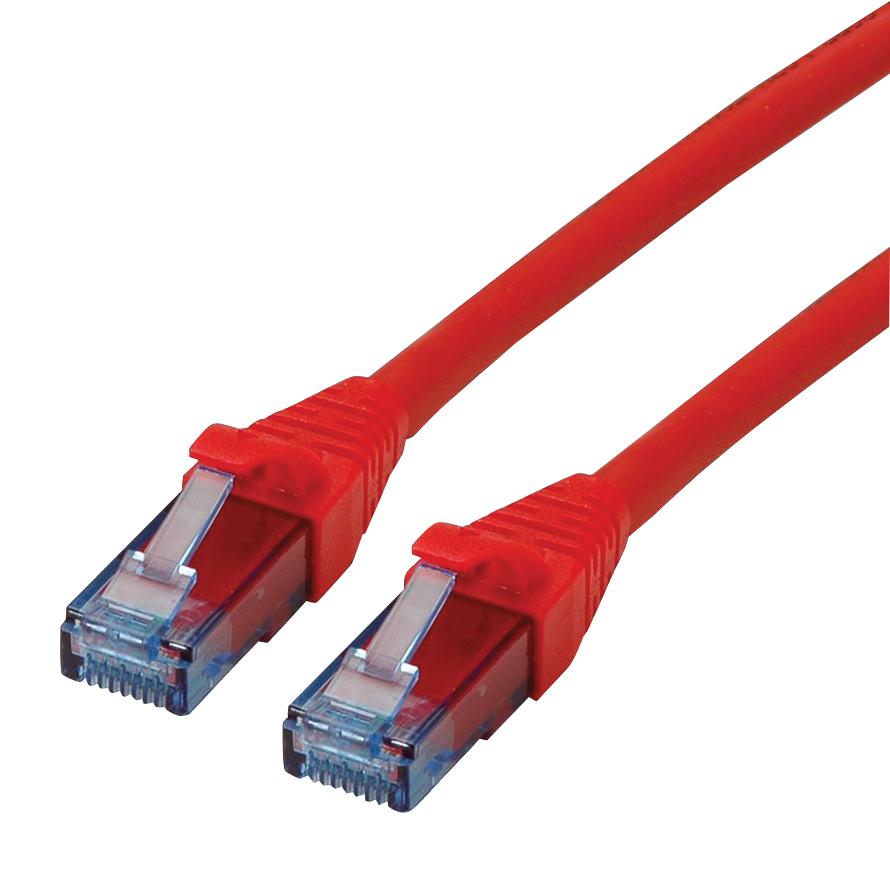 Roline 21.15.2713 Patch Cord, Rj45 Plug, Cat6A, 3M, Red