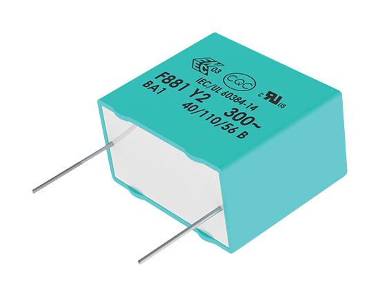 Kemet F881Kg152M300A Cap, 1500Pf, 20%, Pp, Radial