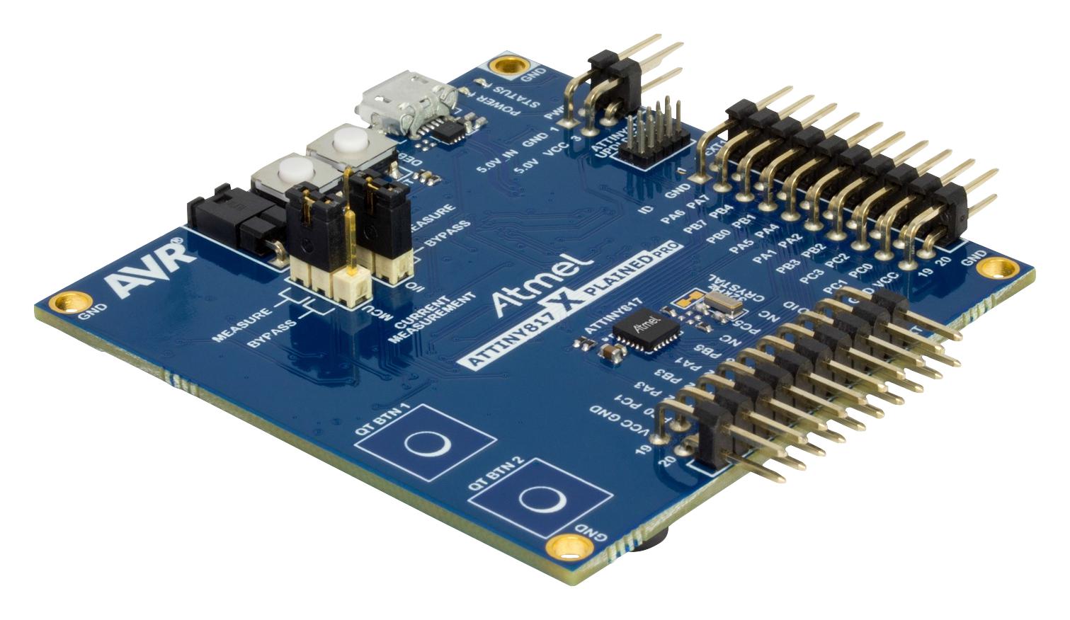 Microchip Attiny817-Xpro Xplained Pro Eval Kit, 8Bit Avr Mcu