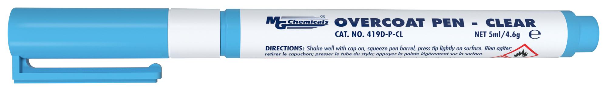 Mg Chemicals 419D-P-Cl Overcoat Pen, 5Ml, Clear