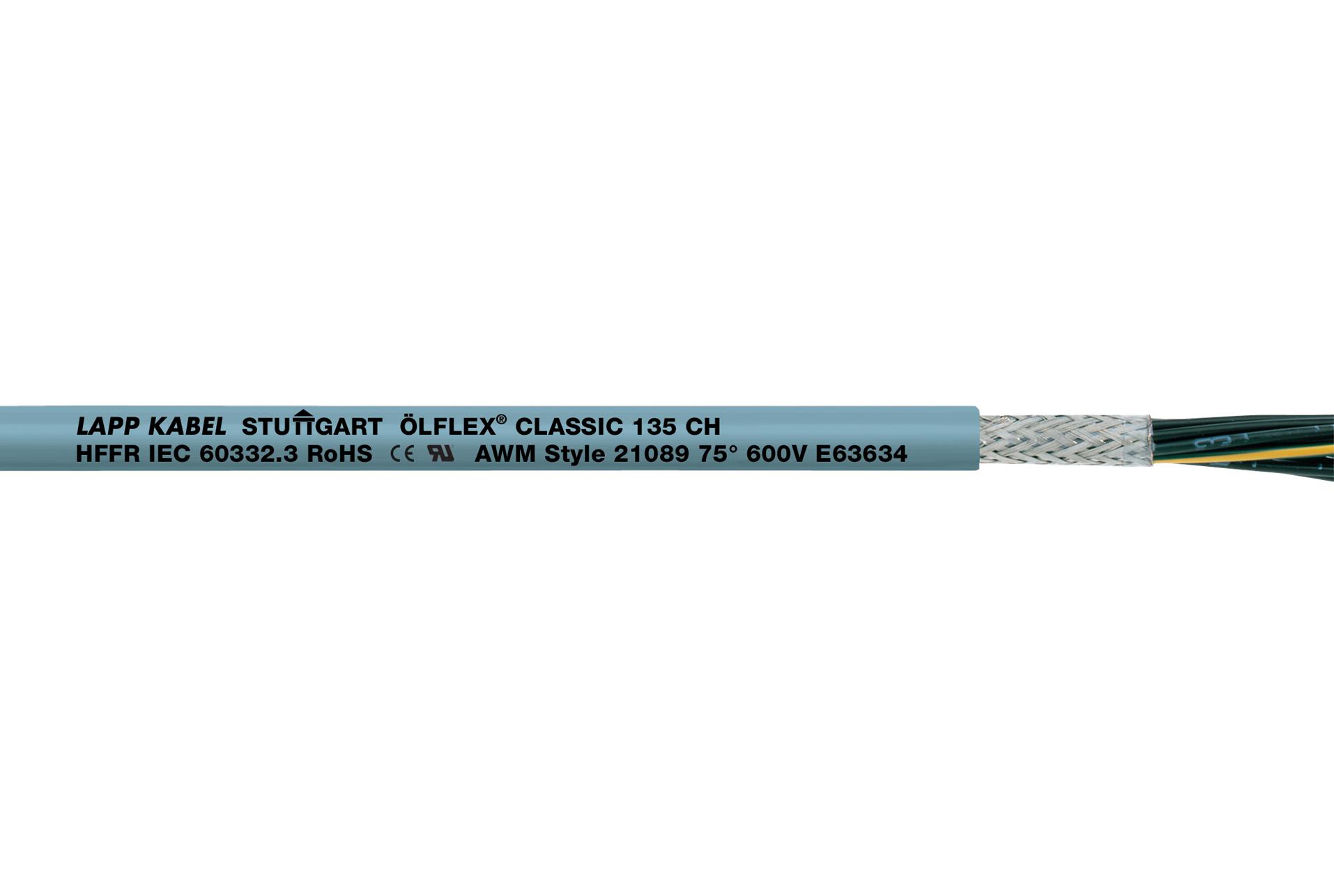 Lapp 1123309 Shld Flex Cable, 4Cond, 1.5Mm2, 50M