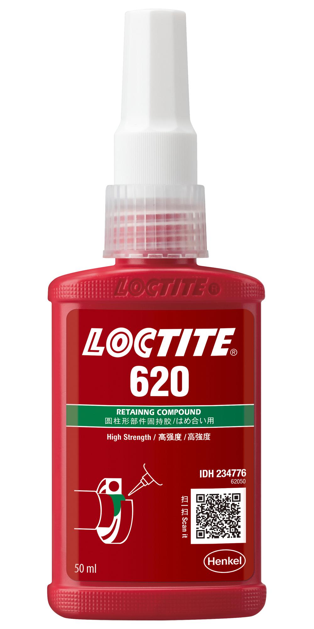 Loctite 620, 50Ml Adhesive, Bottle, 50Ml, Green