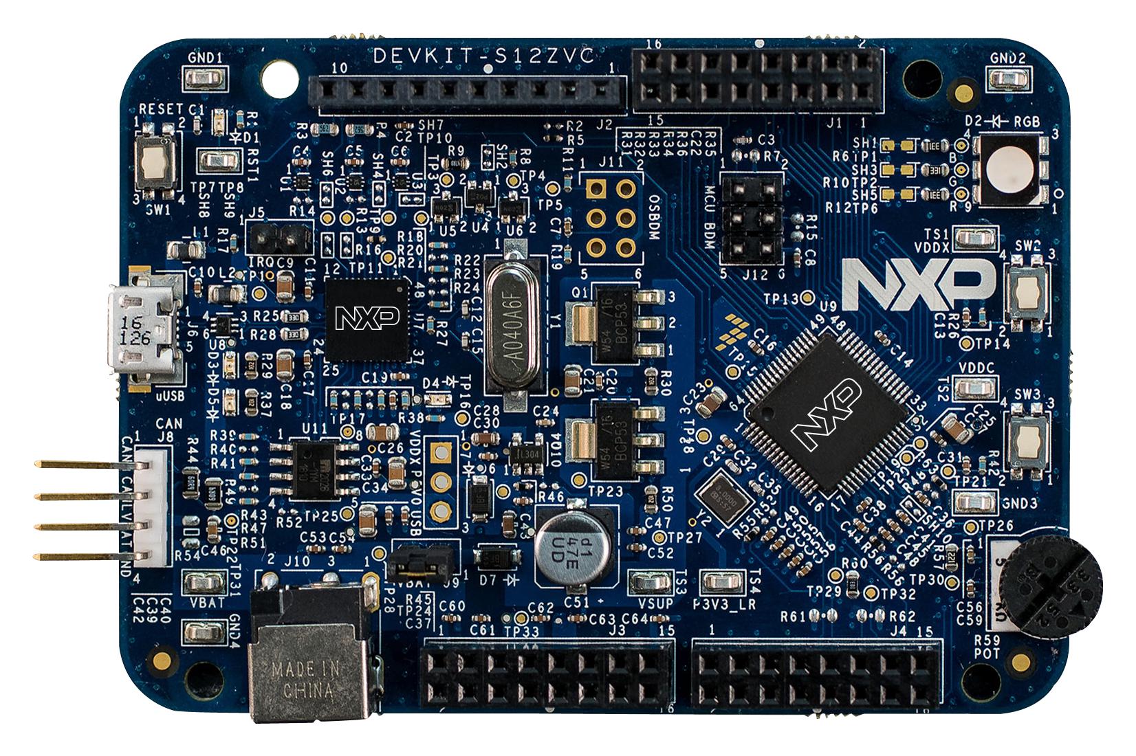 Nxp Devkit-S12Zvc Dev Board, 16Bit, S12Z, Can, Lin/sci