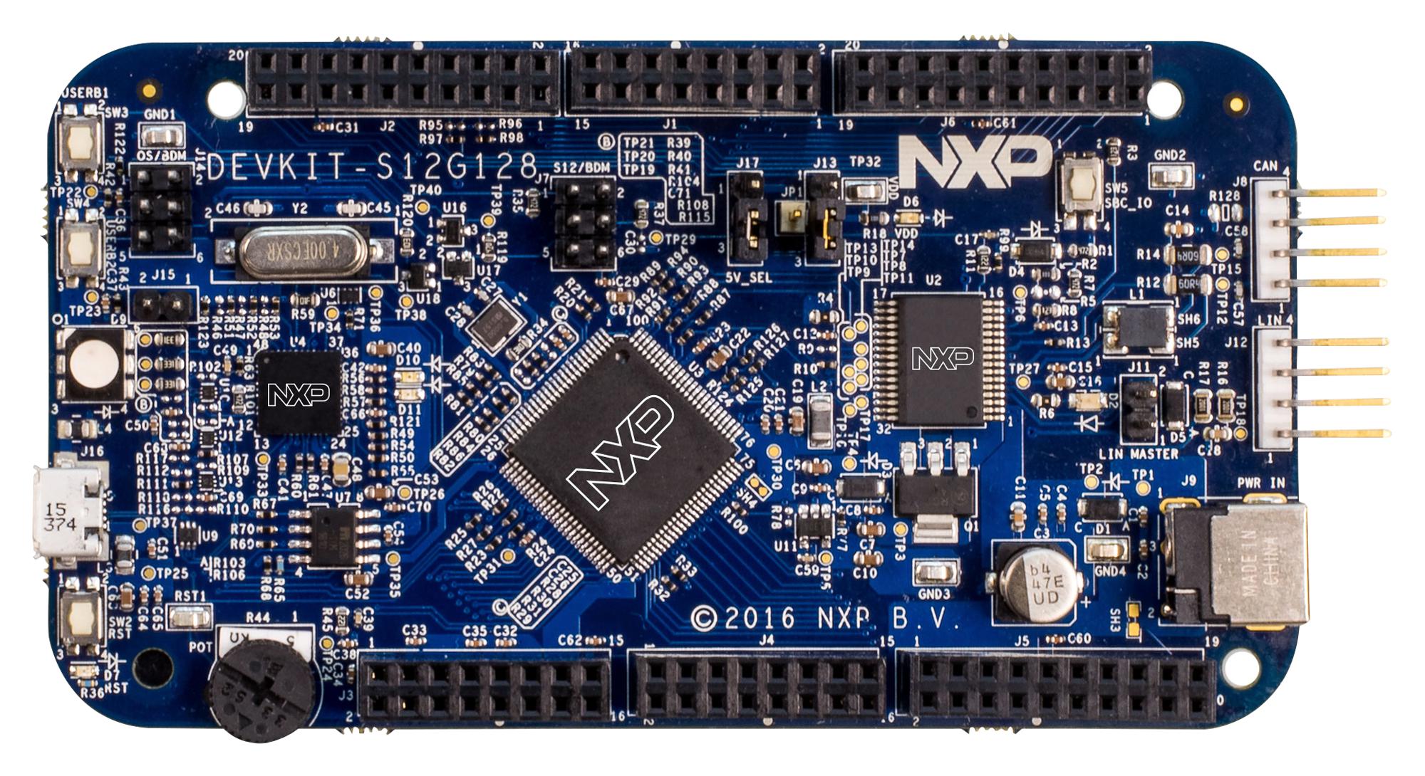 Nxp Devkit-S12G128 Dev Board, 16Bit, S12, Can, Lin, Sci