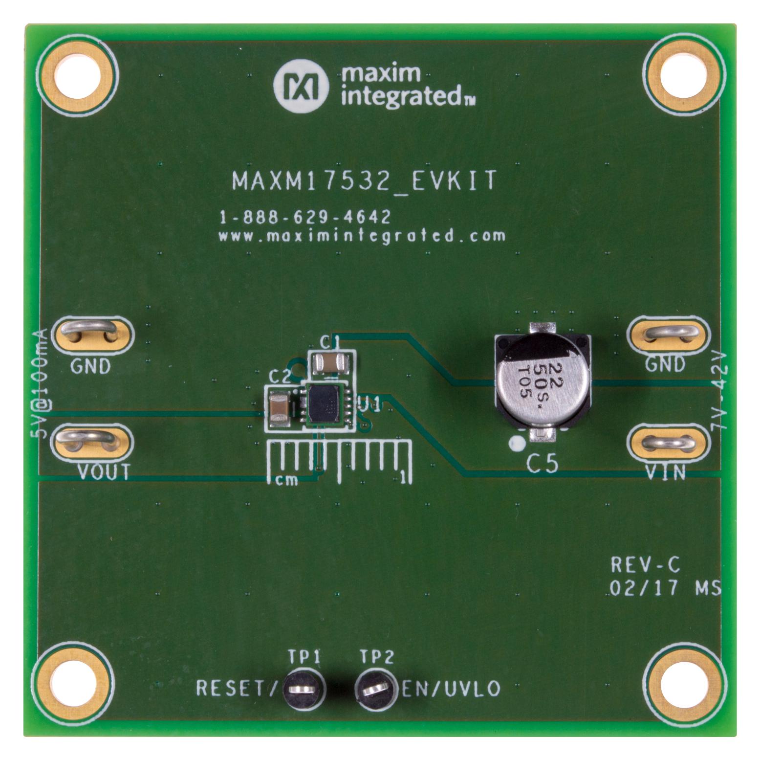 Analog Devices Maxm17532Evkit# Eval Board, Sync Step Down Converter