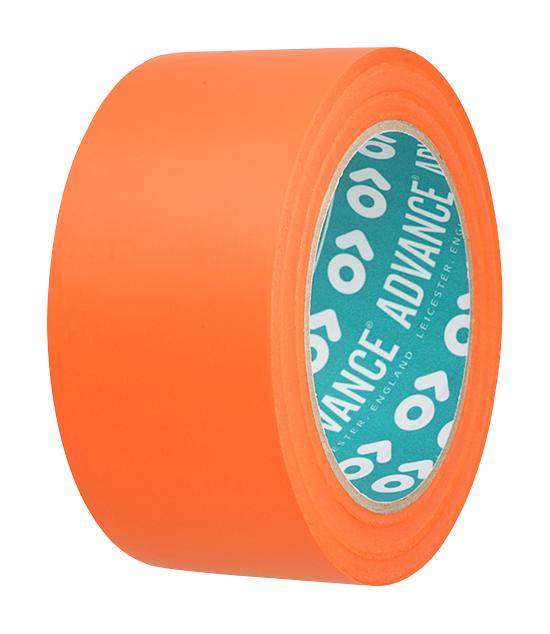 Advance Tapes At66 Orange 33M X 50Mm Protective Film Tape, Pvc, 33M X 50Mm