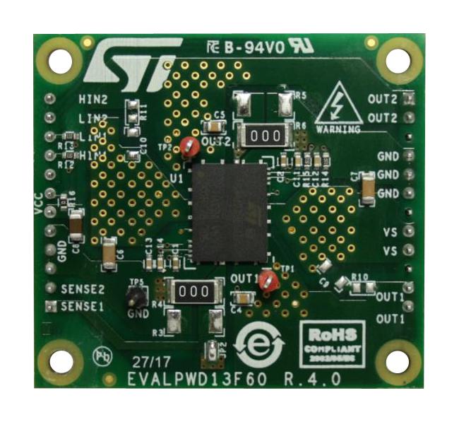 Stmicroelectronics Evalpwd13F60 Eval Board, Half Bridge Driver