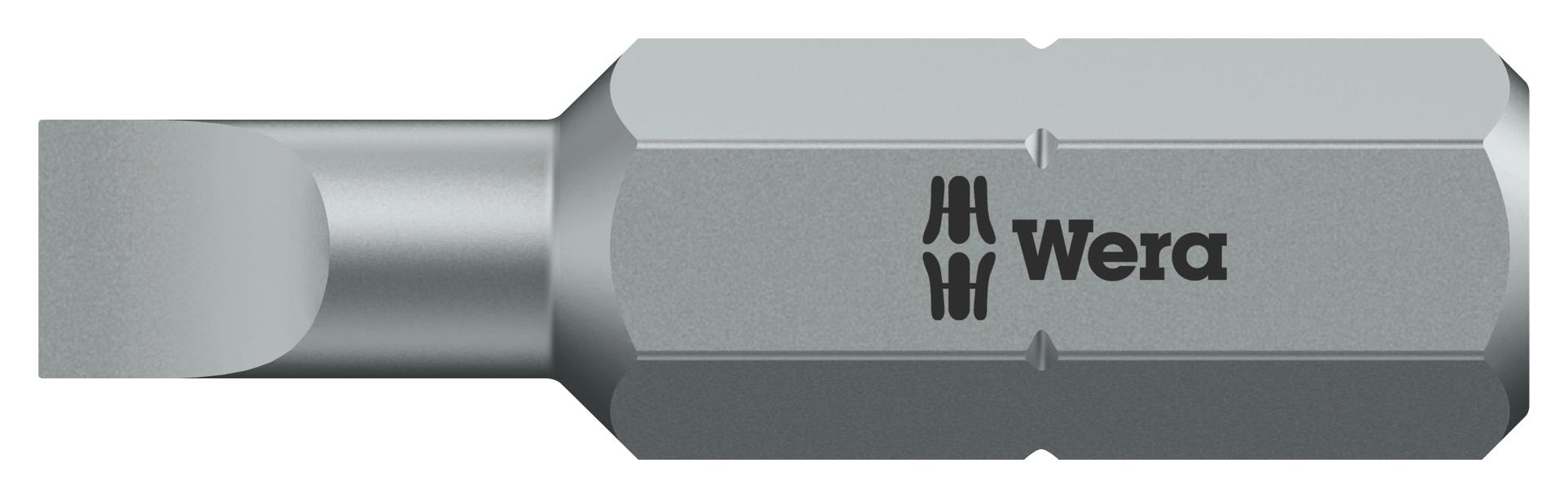 Wera 05056200001 Slotted Bit, 0.5Mm X 3Mm X 25Mm