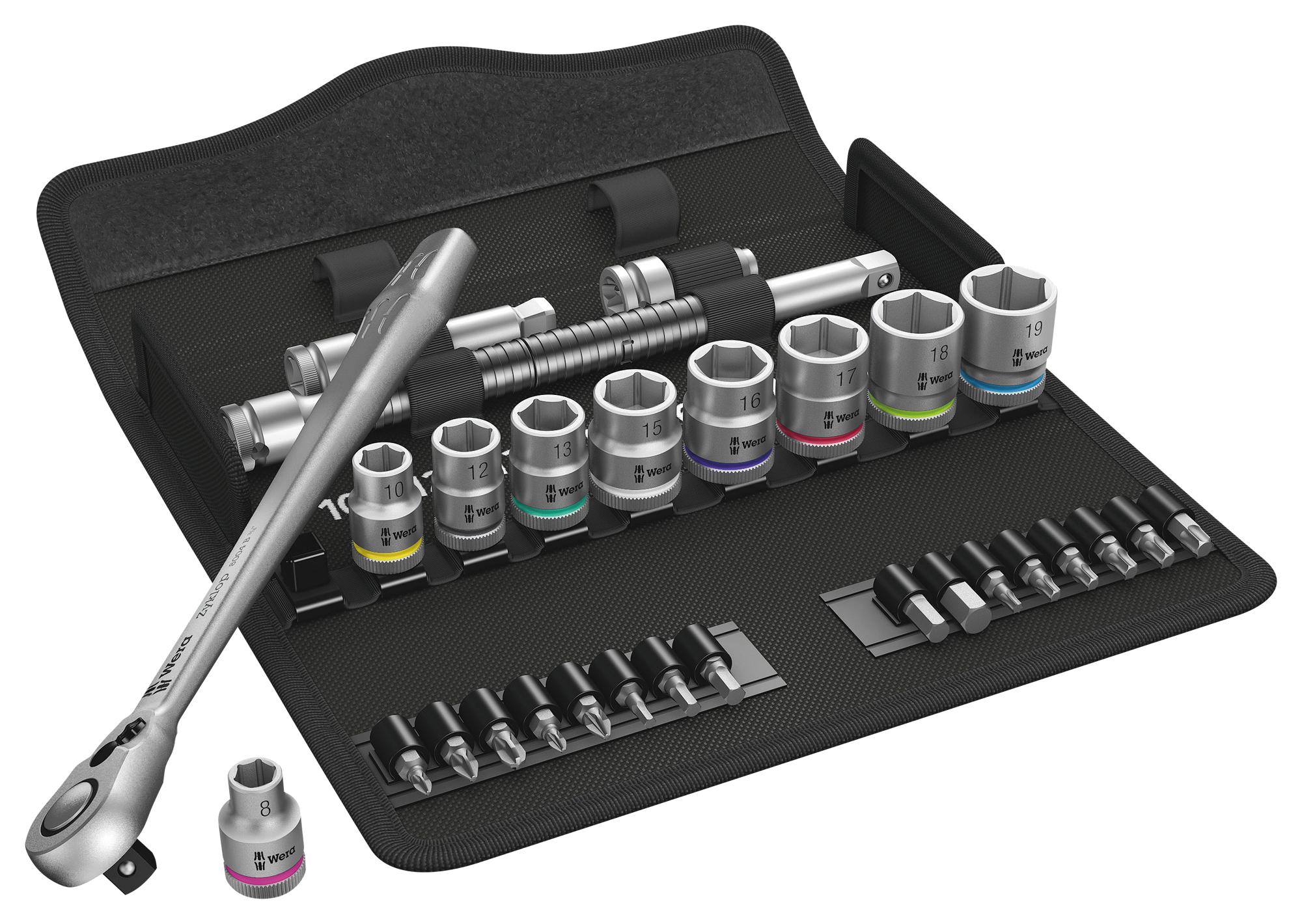 Wera 05004048001 Metal-Switch Ratchet & Socket Set, 30Pc