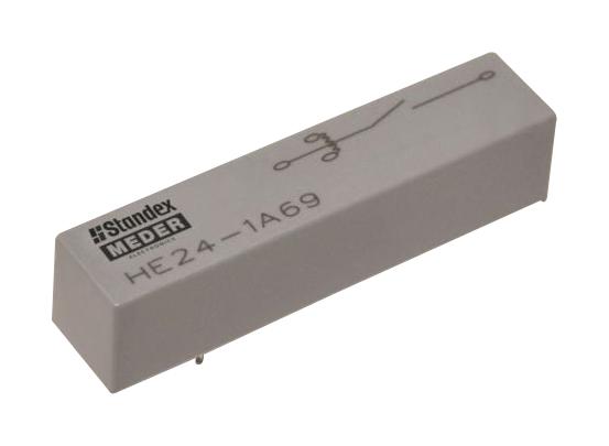 Standexmeder He24-1A83-02 Reed Relay, Spst-No, 3A, 7.5Kv, Th