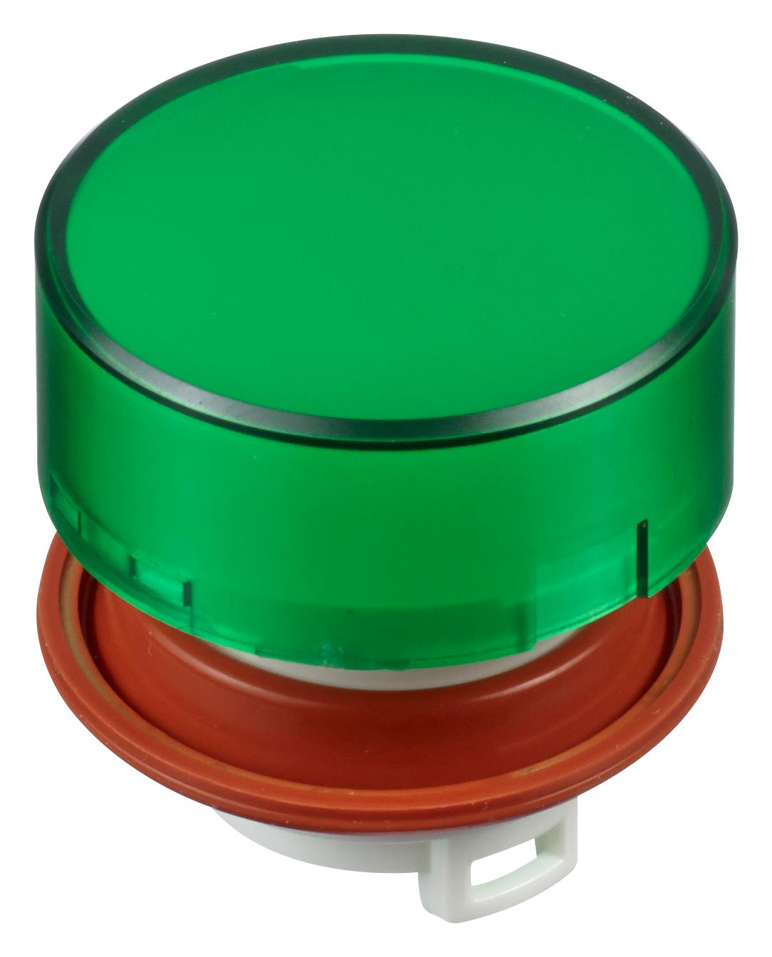 Idec Hw1A-L2Gl Round Lens, Green, Extended