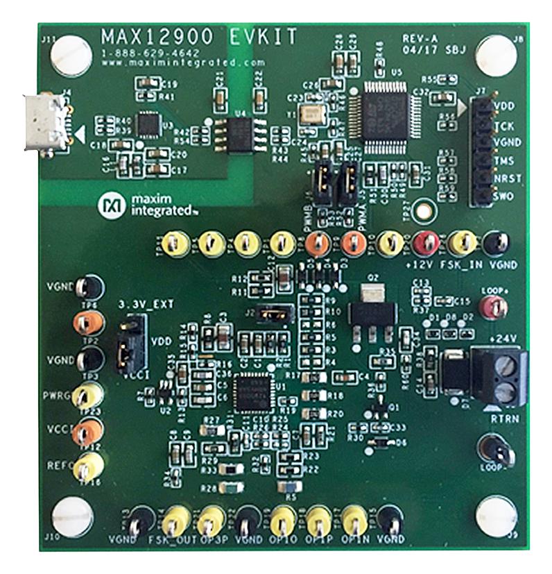 Analog Devices Max12900Evkit# Eval Brd, Afe/4-20Ma Sensor Transmitter