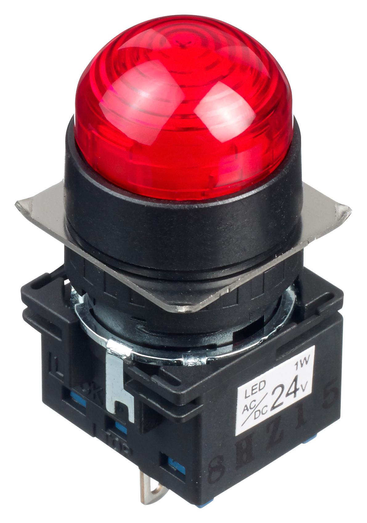 Idec Lb1P-2T04R Pilot Light, Red, 24Vac/vdc