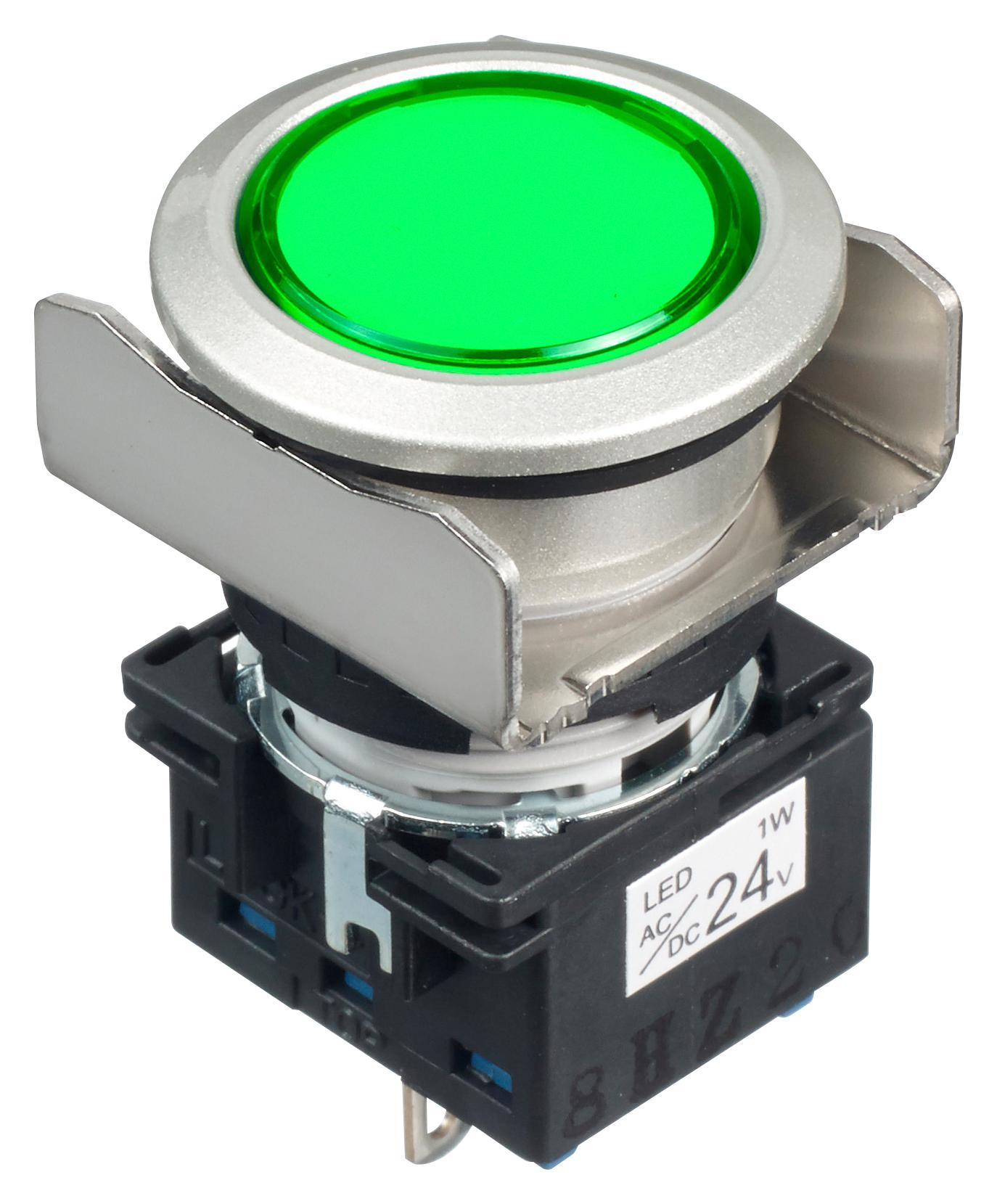 Idec Lb6Mp-1T04G Pilot Light, Green, 24Vac/vdc