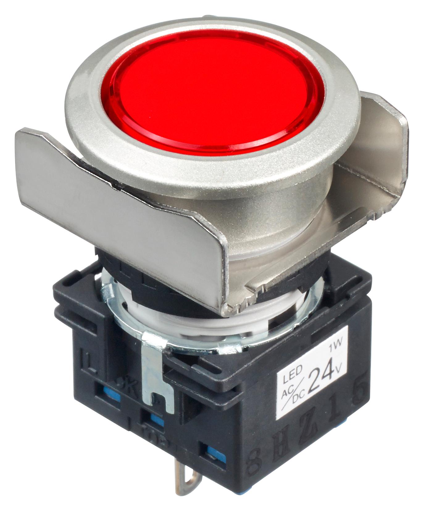 Idec Lb6Mp-1T04R Pilot Light, Red, 24Vac/vdc