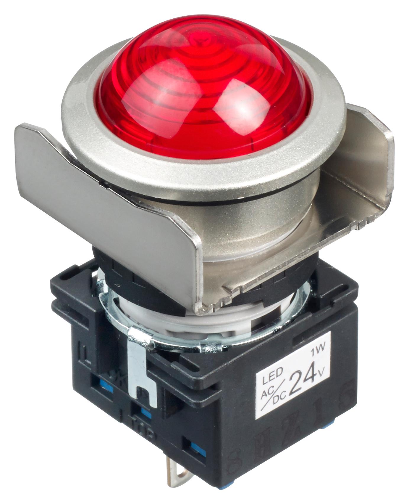 Idec Lb6Mp-2T04R Pilot Light, Red, 24Vac/vdc