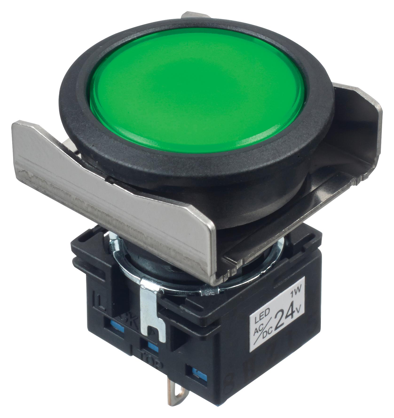 Idec Lbw6P-1T04Wg Pilot Light, Green, 24Vac/vdc