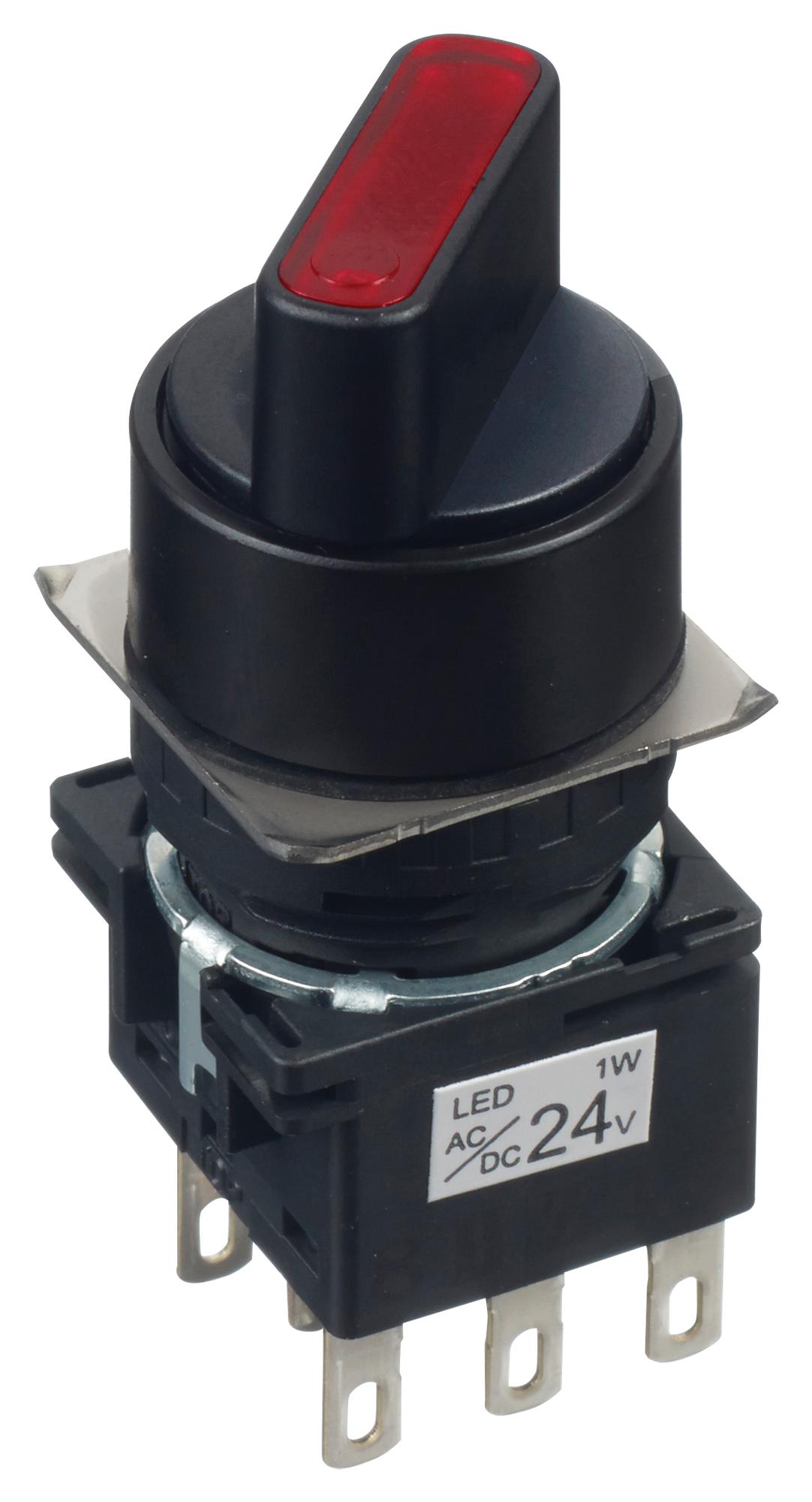 Idec Lb1F-2T64R Rotary Switch, 2 Pos, 5A, 250Vac