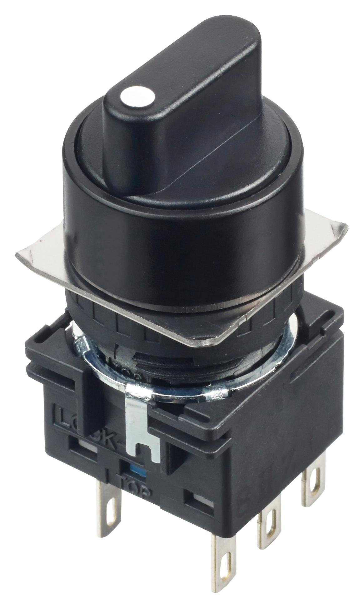 Idec Lb1S-3T6 Rotary Switch, 3 Pos, 5A, 250Vac