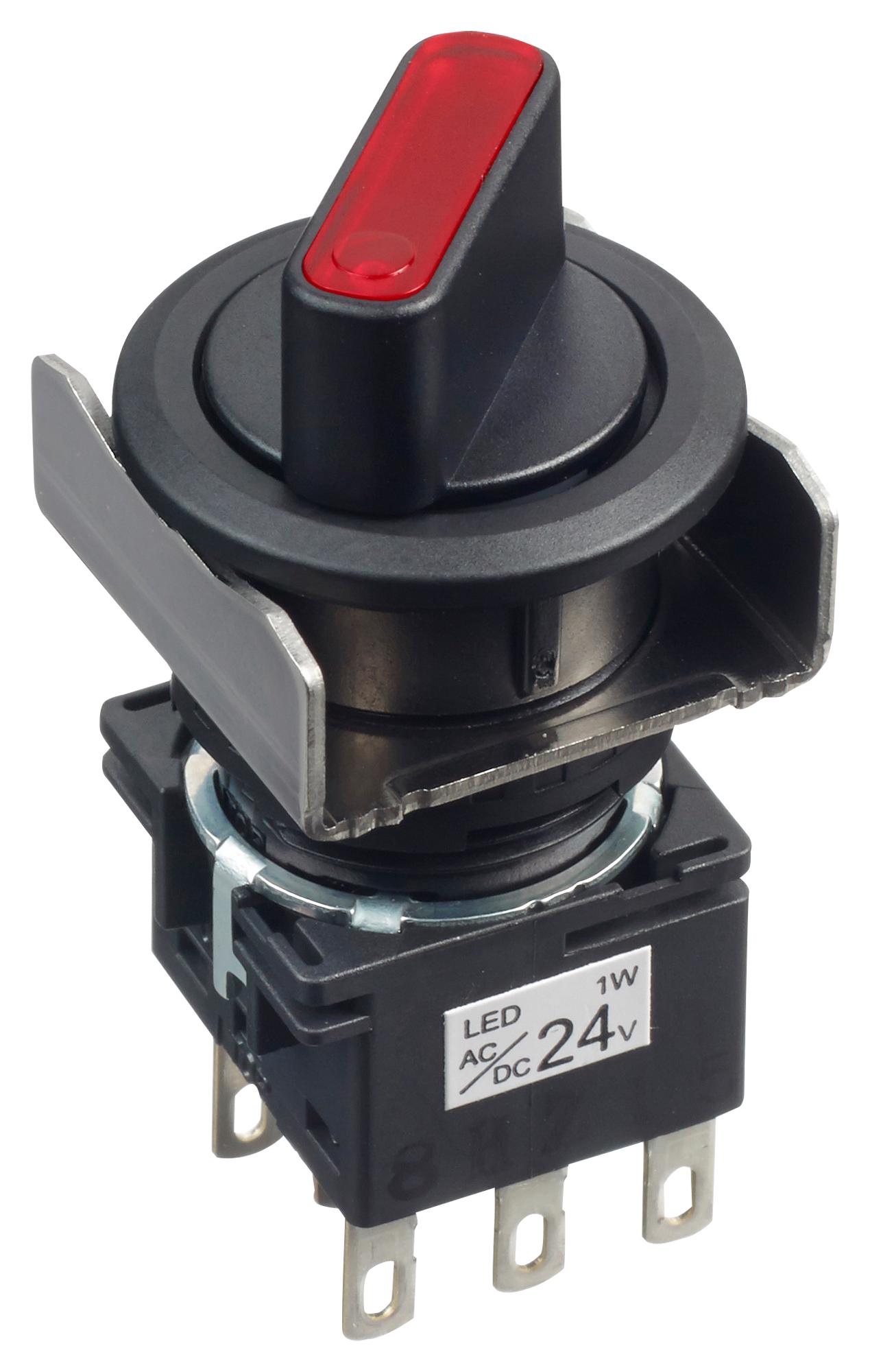 Idec Lb6F-2T64R Rotary Switch, 2 Pos, 5A, 250Vac