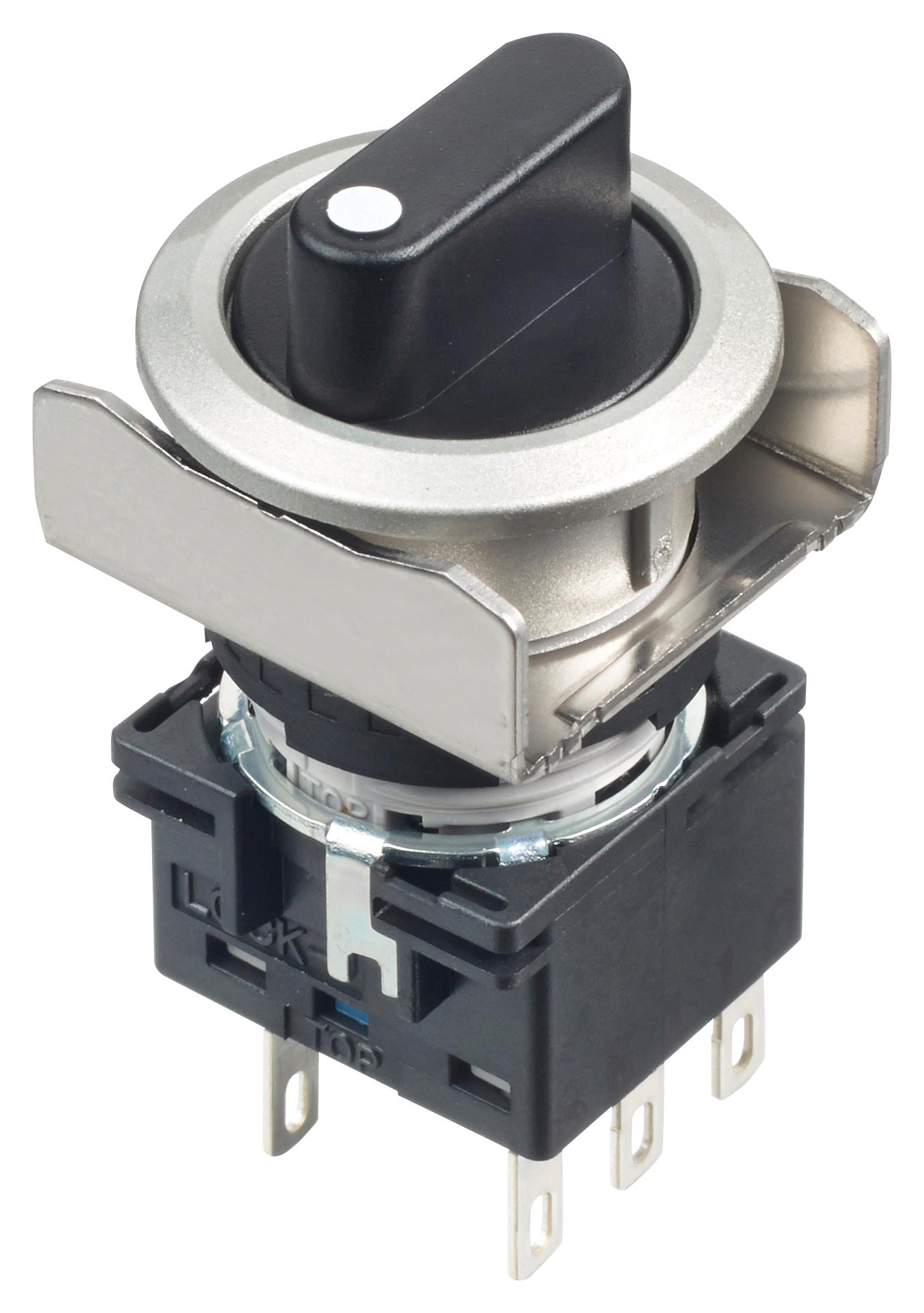 Idec Lb6Ms-33T6 Rotary Switch, 3 Pos, 5A, 250Vac