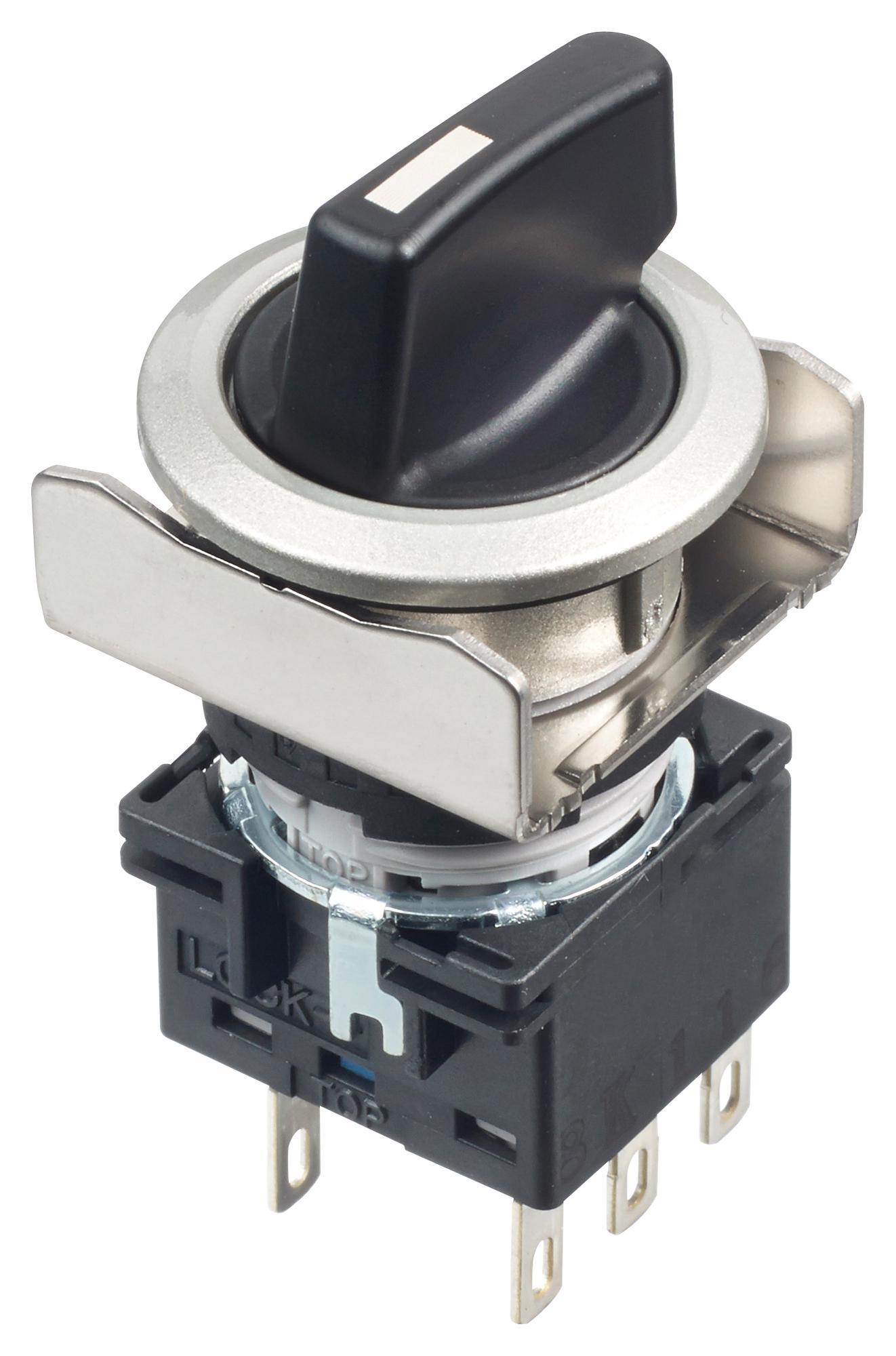 Idec Lb6Ms-3Lt6 Rotary Switch, 3 Pos, 5A, 250Vac