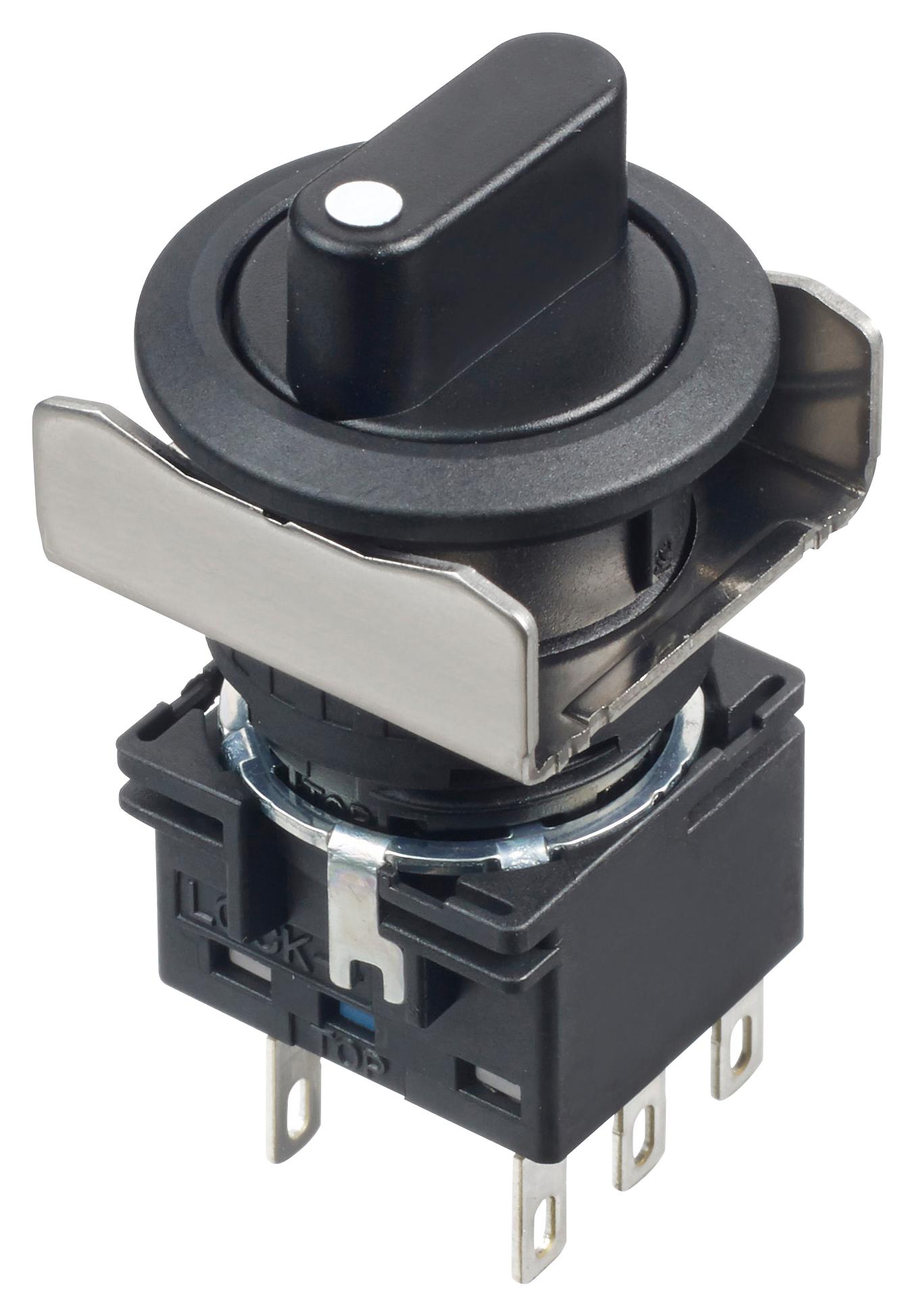 Idec Lb6S-33T6 Rotary Switch, 3 Pos, 5A, 250Vac