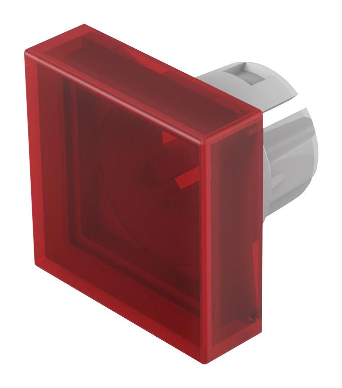 Eao 61-9311.2 Square Lens, Red, Plastic