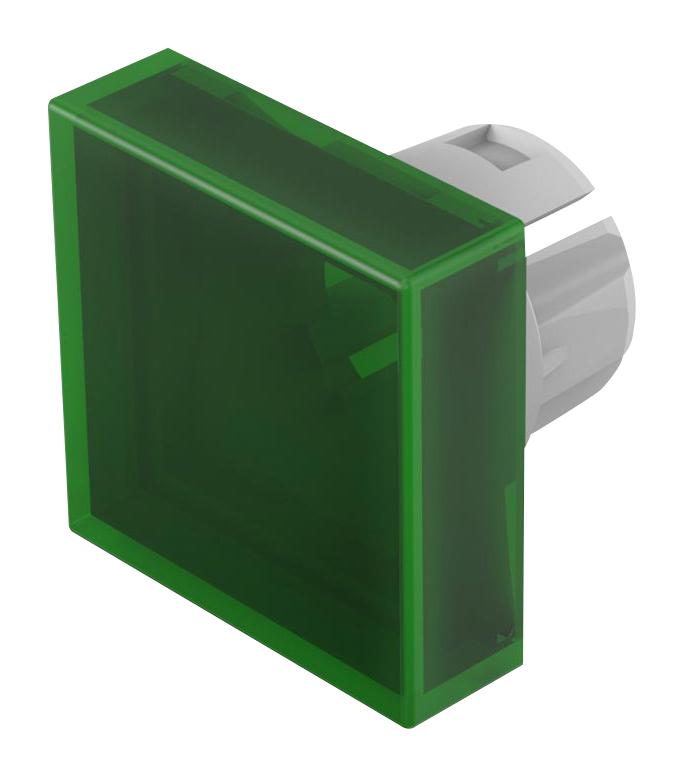 Eao 61-9321.5 Square Lens, Green, Plastic