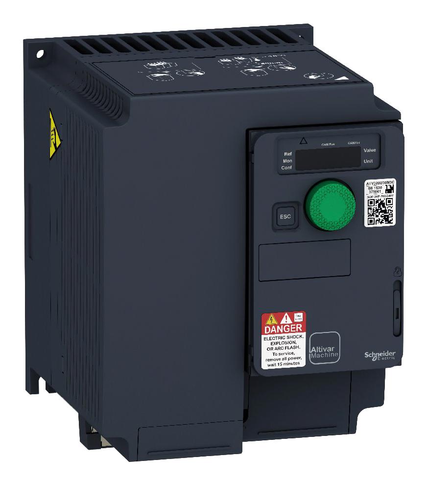 Schneider Electric Atv320U22M2C Variable Speed Drive, 1-Ph, 2.2Kw, 240V