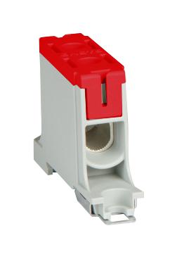 Molex 201606-1625 Terminal Block, Dinrail, 1Pos, 0Awg