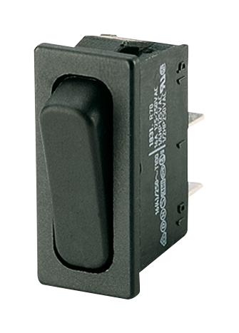 Marquardt 01831.8112-02 Rocker Switch, Spst, 20A, 250Vac, Black